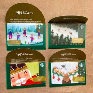 🎄Starbucks Holiday Christmas Gift Cards